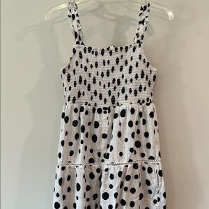 Playa Lucila - L,‎ gray/light lavender maxi tiered dress, smocking